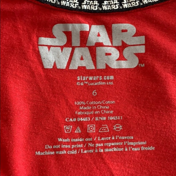 Star Wars T-Shirt (red) - Picture 4 of 5